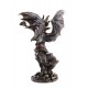 Statuette résine : L'archange Saint Michel, H 35 cm