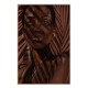 SGRIMALT Tableau Peinture XL : Femme africaine et Feuillage, H 123 cm