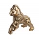 Statuette Lion couché XL, Modèle baroque doré, L 80 cm