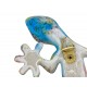ORIGEN Set 2 Geckos en Résine 2, Déco murale ou à poser, Modèle Tropik, H 17 cm