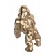 Statuette Gorille : Gold Design, Hauteur 28 cm