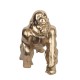 Statuette Lion couché XL, Modèle baroque doré, L 80 cm