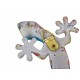 SIGNES GRIMALT Set 2 Geckos en Résine, Déco murale ou à poser, Modèle Tropik, H 17 cm