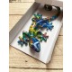 ORIGEN Salamandre Gecko Porte-bonheur 2, Déco murale ou à poser, Modèle Tropik, H 22 cm