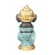 Figurine Ganesh Bleu et Doré, Collection Baby Zen, Hauteur 29 cm