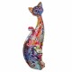 ORIGEN Figurine Chat Design Tags en résine, Collection Graffiti, H 34 cm