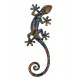 Set 2 Geckos Porte-bonheurs, Murale ou à poser, Modèle Kolor, H 35 cm