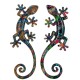 Salamandre Gecko Porte-bonheur, Déco murale ou à poser, Modèle Kolor 1, H 35 cm