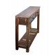 Grande Console en Bois Exotique, Collection Sinaloan, Aspect Vieilli et décapé, L 80 cm