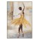 Tableau Danseuse : Ballerine multicolore 3, H 100 cm