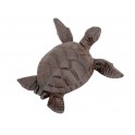 Déco marine : Set 2 Patères murales Tortues en fonte coulée, H 14 cm