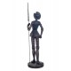 Figurine décorative Don Quichotte et Sancho Panza, Sculpture Résine, H 35 cm