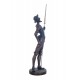 Figurine décorative Don Quichotte et Sancho Panza, Sculpture Résine, H 35 cm