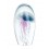 Presse-papiers Verre XL : Méduse Rose & Bleue, Hauteur 16 cm