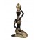 Statuette Africaine en Tenue Traditionnelle, Collection Dalaba, H 32,5 cm