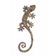 ORIGEN Salamandre Gecko Porte-bonheur, Déco murale ou à poser, Modèle Kolor, Hauteur 35 cm