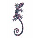 ORIGEN Salamandre Gecko Porte-bonheur, Déco murale ou à poser, Modèle Kolor, Hauteur 35 cm