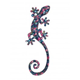 ORIGEN Salamandre Gecko Porte-bonheur, Déco murale ou à poser, Modèle Kolor, Hauteur 35 cm