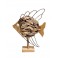 Déco en Bois flotté : Poisson, L 57 cm