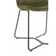 Chaise contemporaine, Modèle Factory, Vert, H 89 cm