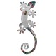 ORIGEN Lézard Gecko XL Porte-bonheur, Déco murale ou à poser, Modèle Kolor, Hauteur 40 cm