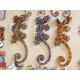 ORIGEN Salamandre Gecko Porte-bonheur, Déco murale ou à poser, Modèle Kolor, Hauteur 35 cm