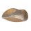 Plat en céramique design : Modèle Feuille d'Argent, Moyen. L 30 cm