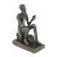 Statuette résine : L'archange Saint Michel, H 35 cm