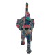 SIGNES GRIMALT Figurine éléphant Multicolore, Collection MANDALART, Longueur 30 cm