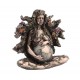ORIGEN Figurine Résine Antic Line : Gaïa, La Déesse mère enfante Le Monde, H 18 cm