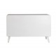 Meuble Console Design Contemporain, Collection Argos, Blanc, L 120 cm