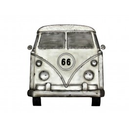 ORIGEN Déco murale Véhicule : Face avant Combi T1 Gris, H 62 cm