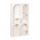 Etagère Design Contemporain, Collection Argos, Blanc, Hauteur 180 cm