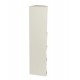 Meuble Etagère d'angle Design Contemporain, Argos, Blanc, H 120 cm