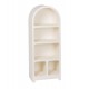 Meuble Etagère Design Contemporain, Argos, Blanc, Hauteur 121 cm