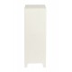 Meuble Etagère à plateaux Design Contemporain, Argos, Blanc, H 80,5 cm
