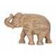 ORIGEN Figurine éléphant en Bois Massif de manguier, Collection Bohol, L 29 cm