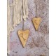 SIGNES GRIMALT Set 2 Suspensions Coeur Bois et Corde, Hauteur 20 cm (Grand)