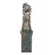 Statuette Design : Famille avec 1 enfant, Collection Silver Line, H 27 cm