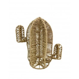 SIGNES GRIMALT Cactus Décoratif Contemporain, Fibres végétales et Cordes tressées, Hauteur 32 cm