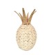 SIGNES GRIMALT Grand Ananas décoratif en jonc tressé, Collection ORGANIK, H 40 cm