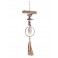 Suspension déco Mer : Coquillages et Bois flotté, H 40 cm