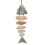 Déco Métal & Bois flotté : Suspension Poisson, H 60 cm