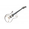 Déco murale musique : Guitare électrique, Métal coloré Burst, H 89 cm