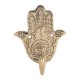 SIGNES GRIMALT Patère Main de Fatima, Porte-bonheur, 1 crochet et composition 100% laiton élégant, hauteur 12 cm