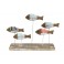 Déco murale en Bois flotté : Poisson XL, L 69 cm