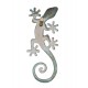 Set 2 Geckos en Résine, Déco murale ou à poser, Mod Tropik, H 20,5 cm