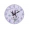 Horloge murale lavande de Provence, Mod 4, 34 cm