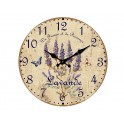 Horloge murale lavande de Provence, Mod 4, 34 cm