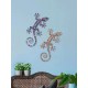 Lézard Gecko XL, Déco murale ou à poser, Modèle Kolor, Hauteur 40 cm
